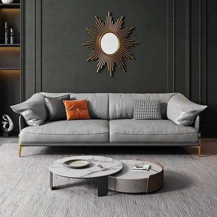 Modern Luxury Sectional Sofa Set for Apartment Hotel Villa Living Rooms-Durable Modular Design