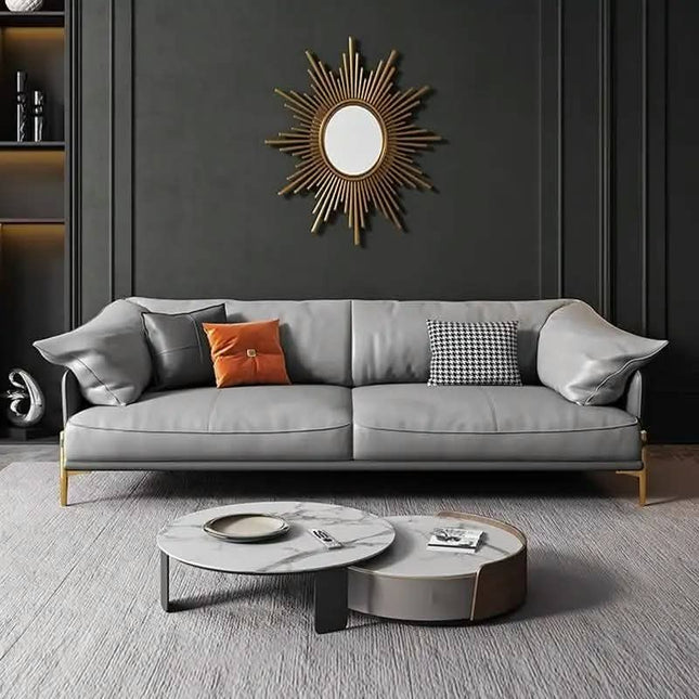 Modern Luxury Sectional Sofa Set for Apartment Hotel Villa Living Rooms-Durable Modular Design