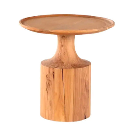 Handmade Wooden Side Table For Living Room Decor New Arrival Compact Bedside Table With Drawer Rustic Style Home Furniture