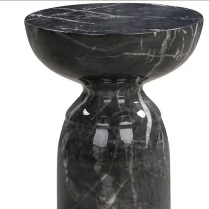 Modern Luxury Calacatta Viola Marble Side Table Living Room Furniture Round / Square Natural Stone Coffee Table