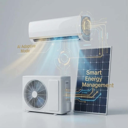 Smart Solar Aircon: AI Adaptive Mode & Intelligent Energy Saving System