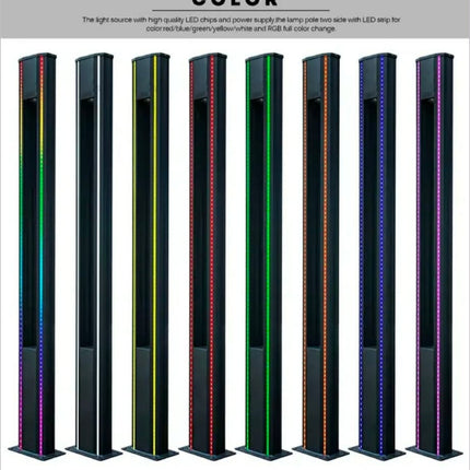 Solar Garden Road Light Pole 3m 4m 5m 6m Single Arm Price Aluminum Alloy Customized Outdoor Light