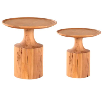 Handmade Wooden Side Table For Living Room Decor New Arrival Compact Bedside Table With Drawer Rustic Style Home Furniture