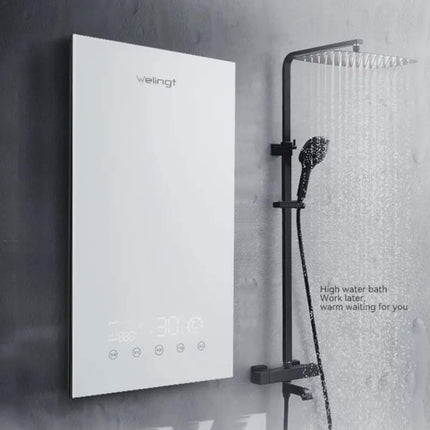 Instant Electric Water Heater Smart Digital Display Modern Bathroom Essential