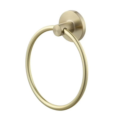 3-Piece Matte Gold Bathroom Accessory Set Wall Mounted Bathroom Hardware