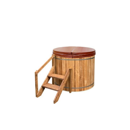 Customization Wooden Recovery Tub Indoor Col Plunge Chiller Ice Bath Tub With Cooling System
