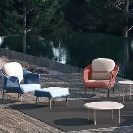 Rattan Outdoor Landscape Sofa Furniture Sofa Bed Round Rattan Sun Lounge Sofa Bed Garden Set