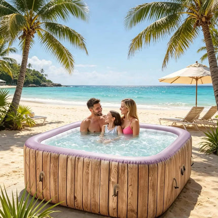 High Quality Portable Inflatable Spa Tub Home Outdoor Inflatable Jacuzzi Inflatable Hot Tub Portable Family Spa Pool For Outdoor