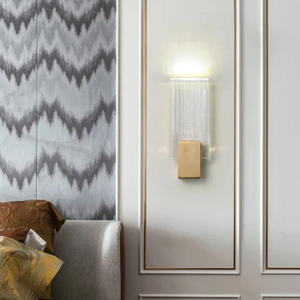 European Style Add Atmosphere Decorative Home Wall Lamp Light Living Room Home Decor K9 Crystal Wall Lamp