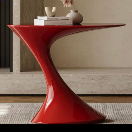 Elegant Retro Luxury Living Room Designer Side Table with Swan Neck Small Coffee Table Corner Tables For Hotel Use