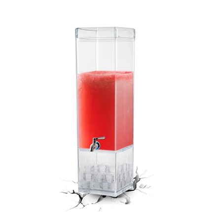 Large Capacity Acrylic Cold Drink Dispenser with Faucet Clear Plastic Juice Beverage Jar For Buffet Party