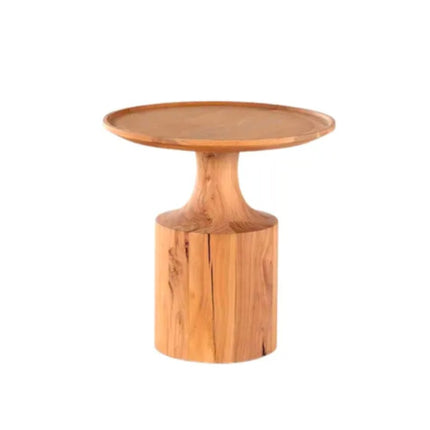 Handmade Wooden Side Table For Living Room Decor New Arrival Compact Bedside Table With Drawer Rustic Style Home Furniture