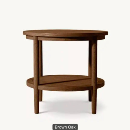 The R American-Style Solid Wood Coffee Table Features a Unique Design