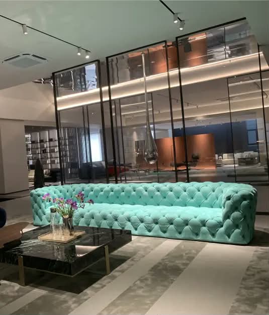 Modern Luxury Living Room Furniture Sofa Set Design Full Leather Comfortable Sofa