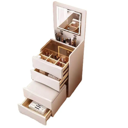 Dresser Bedroom Modern Simple Flippable Bedside Small HouseHold Modern Makeup Nightstand Storage Cabinet One Piece