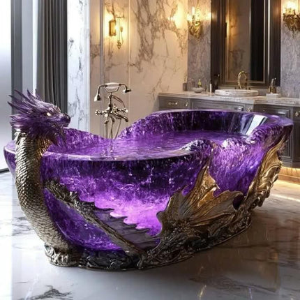 Sophisticated Metal Double European Bathtub With Modern Design Irregular Shape Durable Construction for Romantic Retreats Lid