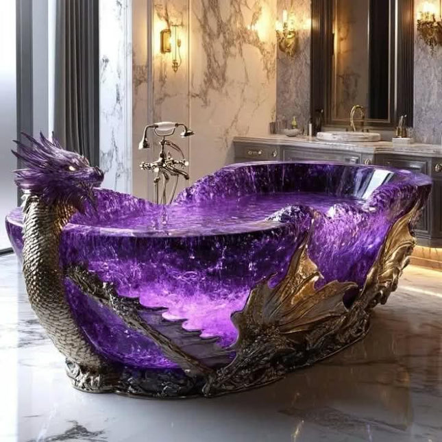 Sophisticated Metal Double European Bathtub With Modern Design Irregular Shape Durable Construction for Romantic Retreats Lid