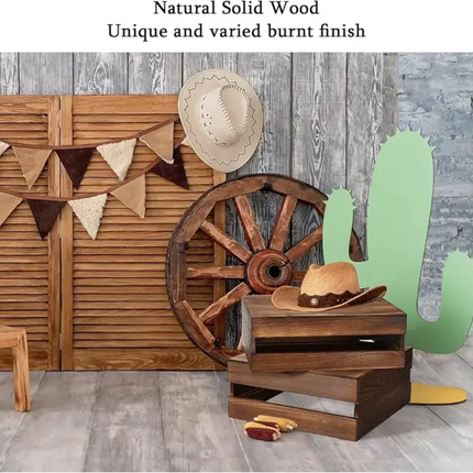 Wooden Paper Cupcake Display Rack Decoration Dessert Appetizer Cake Rack Stand Wooden Box Country Cake Stand For Storing Party