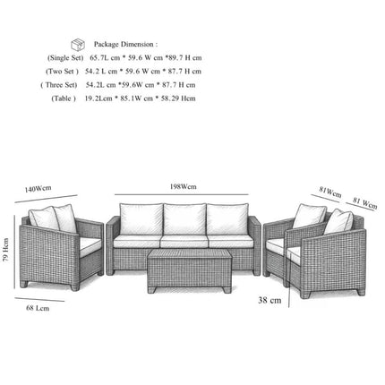 Luxury Durable modular Round Curved Synthetic Rattan Sofa Set with Removable Waterproof Cushions for Outdoor Patio Garden