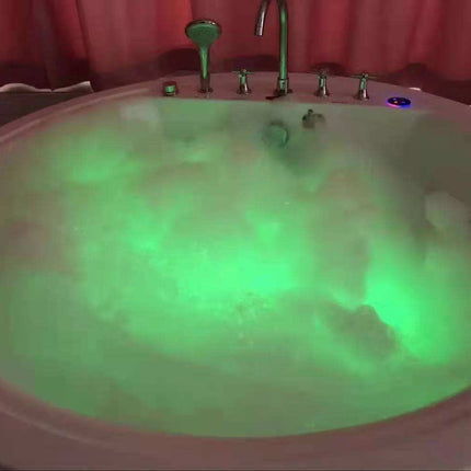 Jacuzzi with green lighting and bubbles, pink curtain in the background

round spa massage bathtub
modern round bathtub with seat
adult spa bathtub
white acrylic spa bathtub
indoor round bathtub
luxury spa bathtub
modern bathroom bathtub
factory wholesale bathtub