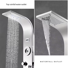 Load image into Gallery viewer, Shower Panel Multi-Function 304 Stainless Steel Wall Mounted Cold And Hot Water
