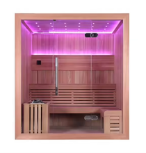 Cargar imagen en el visor de la galería, Sauna Red Cedar Wood Room Indoor &amp; Outdoor Far Infrared Dry(PRE-ORDER)
