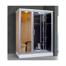 Charger l&#39;image dans la galerie, Luxury Hemlock Wood Infrared  Sauna Steam Combined Room(PRE-ORDER)
