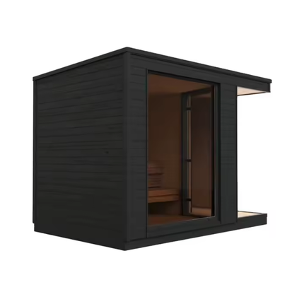 Sauna vapeur extérieur 6 personnes, cabine de douche en bois de luxe avec douche (PRÉCOMMANDE) 