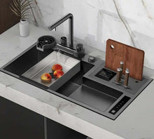 Load image into Gallery viewer, Sink 88cm Big Size with Purification for Foods High End Modern Kitchen Sink Simple Operation Touch Panel Intelligent Kitchen Sink
