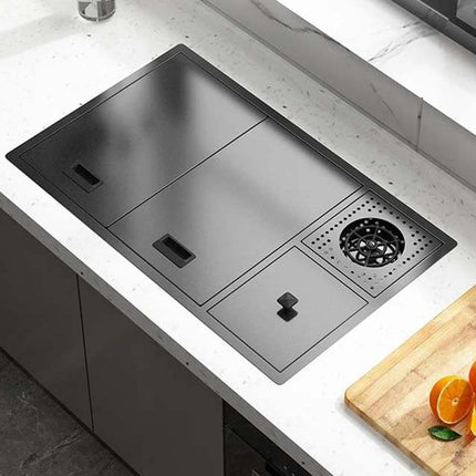Sink 88cm Big Size with Purification for Foods High End Modern Kitchen Sink Simple Operation Touch Panel Intelligent Kitchen Sink