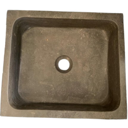 Natural Stone Countertop Wash Basin Rectangular Shape