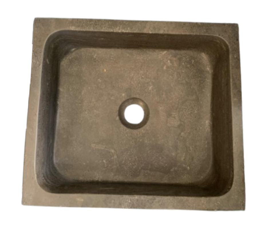 Natural Stone Countertop Wash Basin Rectangular Shape
