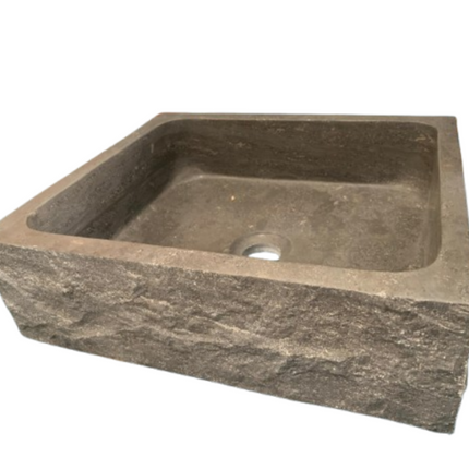 Natural Stone Countertop Wash Basin Rectangular Shape