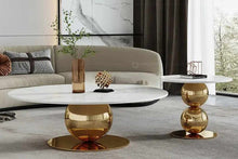 Загрузить изображение в средство просмотра галереи, Living Room Furniture Sets Metal Center Tables Modern Luxury Coffee Table Stainless Steel Big Coffee Table
