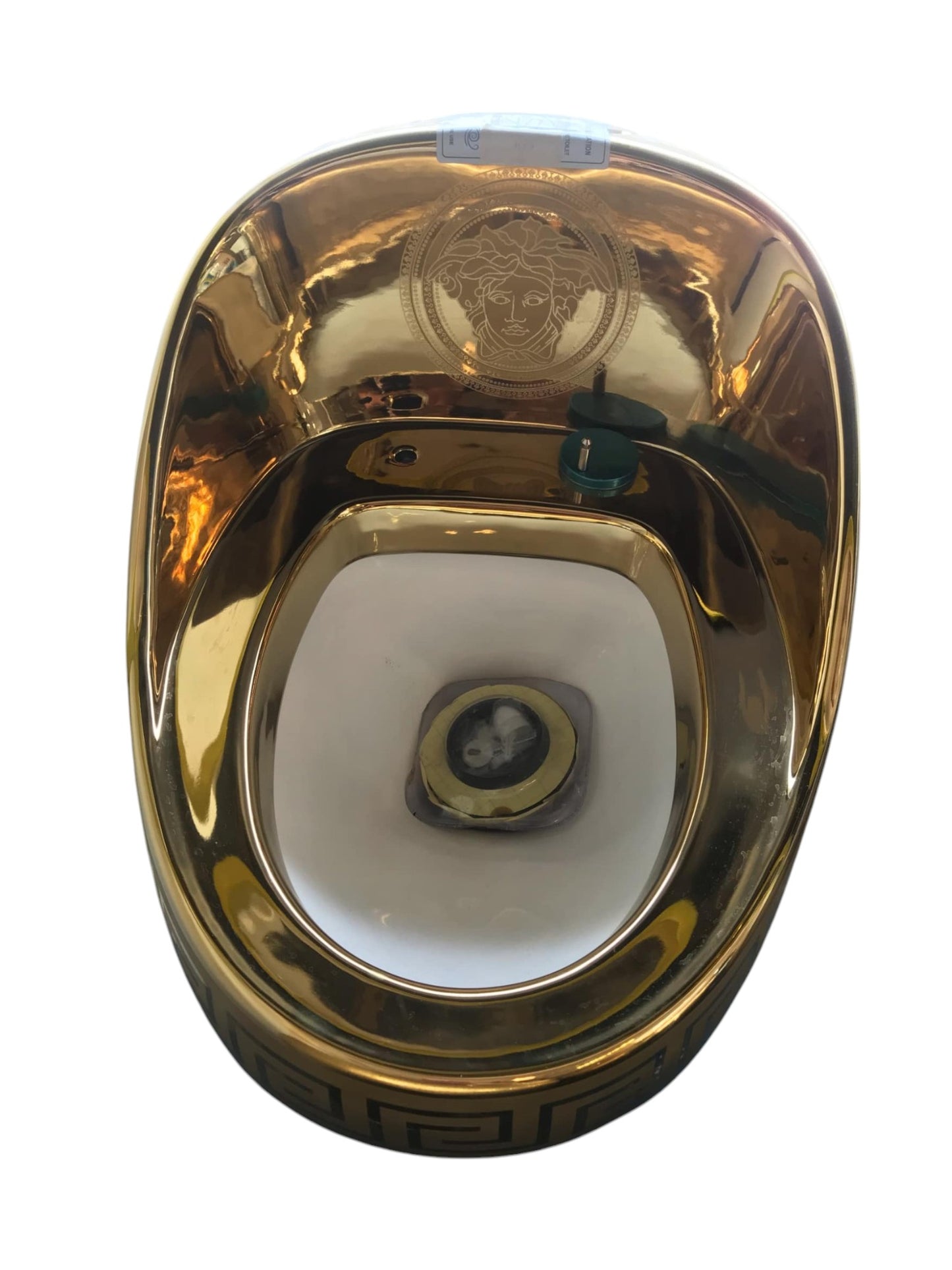 Luxury Modern Style Egg Toilet Electroplated Versace Inspired