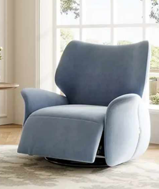 Modern Recliner Sofa Chair Set – Electric Fabric Sectional Sofa for Living Room