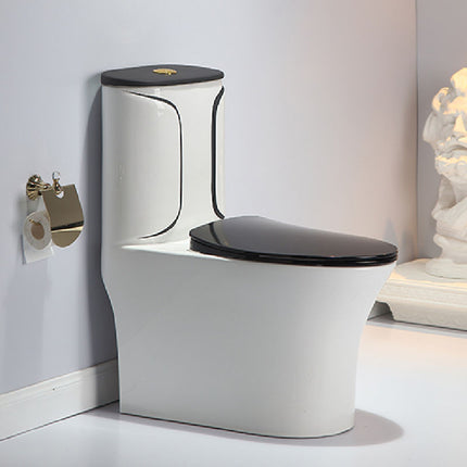 Modern toilet with black seat in a bathroom setting

white gold lining toilet bowl
modern ceramic one piece toilet
dual flush wc toilet
luxury bathroom toilet
designer bathroom toilet
white gold bathroom toilet
premium porcelain toilet bowl
modern sanitary ware toilet