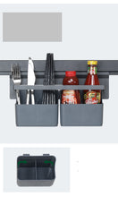 Cargar imagen en el visor de la galería, Wall Hanging Kitchen Shelf, Kitchen Shelf, Multi-function Wall Hanging Organizer
