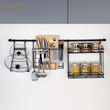 Загрузить изображение в средство просмотра галереи, Wall Hanging Kitchen Shelf, Kitchen Shelf, Multi-function Wall Hanging Organizer
