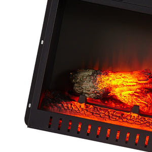 Electric fireplace decor mirror 3d led steel electric fireplace 26 inch