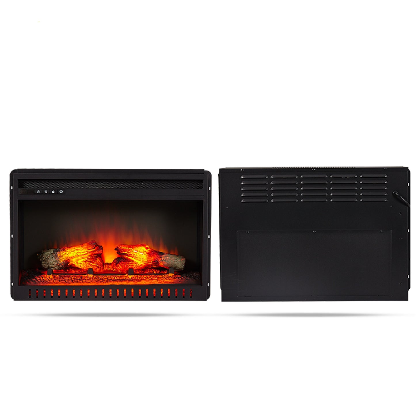 Electric fireplace decor mirror 3d led steel electric fireplace 26 inch