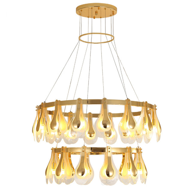 Esszimmer-Pendelleuchte aus Glas, einfache Pendelleuchte, Deckenleuchte