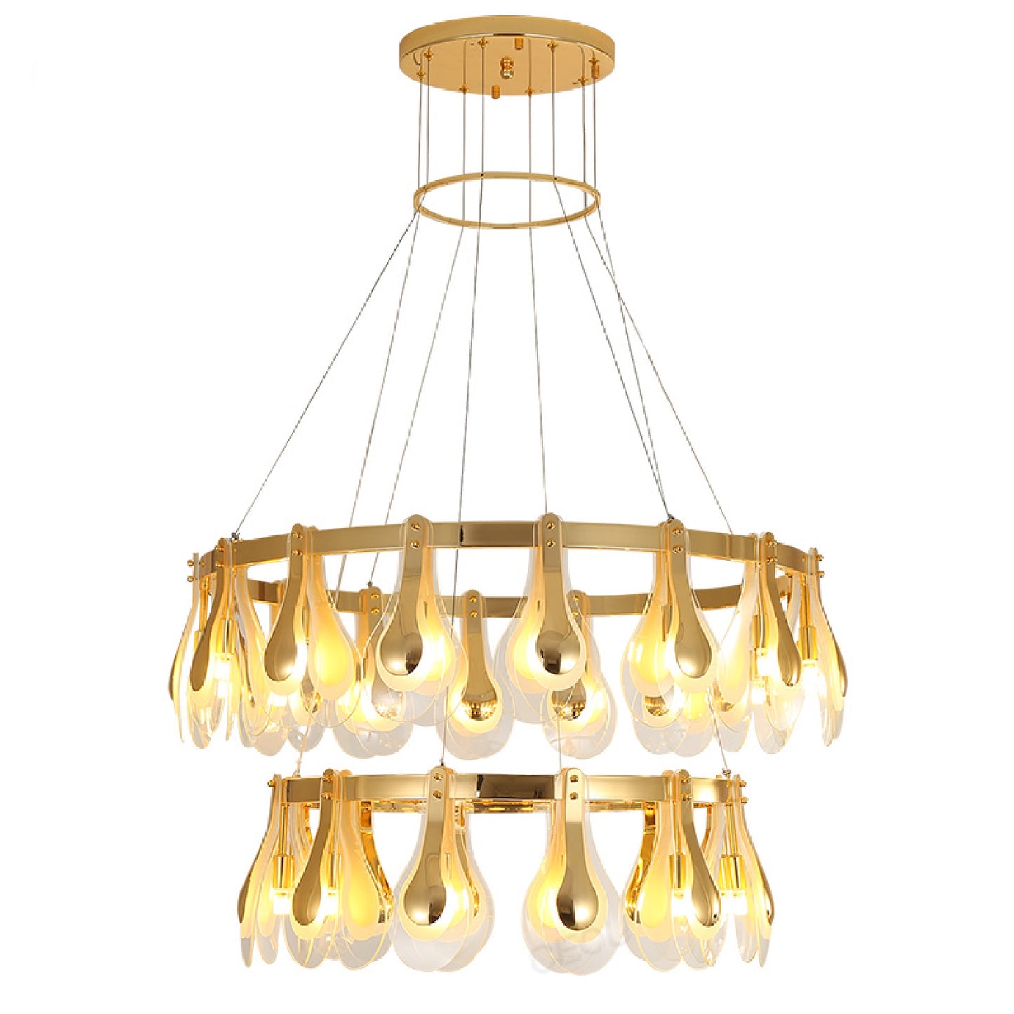 Dining room glass pendant light simple pendant lamp ceiling hanging light