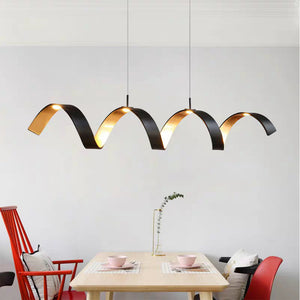 Modern Nordic design aluminum black led pendant light