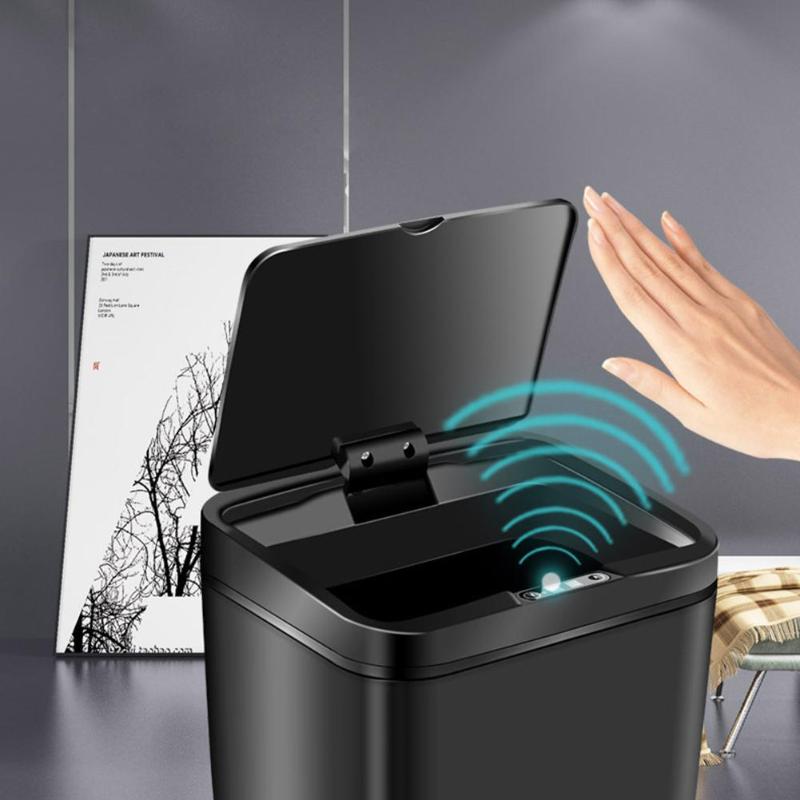 Afvalbak Vuilnisbak Smart Sensor Prullenbak Elektronisch Automatisch Huishouden Badkamer Toilet Waterdicht Smalle Nood Opslag Emmer Smart Home Prullenbak Bin Keuken Afval Container (Color : Grey, Si Afvalbak Vuilnisbak Smart Sensor Prullenbak Elektronisch Automatisch Huishouden Badkamer Toilet Waterdicht Smalle Nood Opslag Emmer Smart Home Prullenbak Bin Keuken Afval Container (Color : Grey, Si