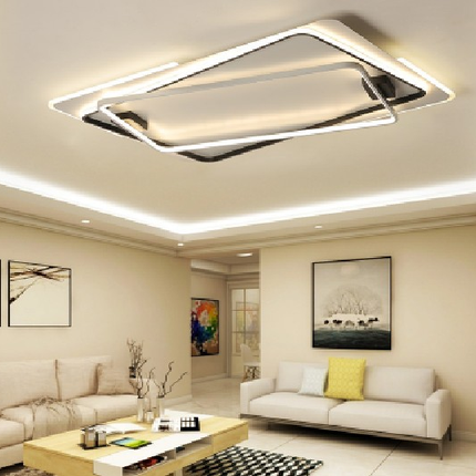 Modern Square LED Flush Mount Ceiling Light Chandelier Lighting Fixture
