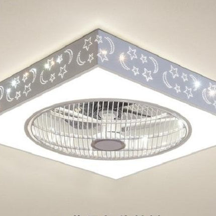 Ceiling Fan with Led Lights Remote Control with 7 ACrylic Blades..