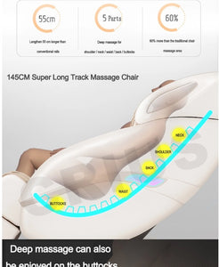 Japanese 3D Luxury Electric 4d zero gravity Full Body Shiatsu Recliner massage chair Customs Data
