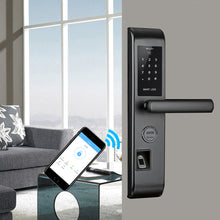 Load image into Gallery viewer, Keyless Bluetooth Fingerprint Reader Scanner Smart Door Lock with App
