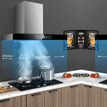 Charger l&#39;image dans la galerie, Cooking Appliances Touch screen 90cm Range Hood 900mm kitchen Hood
